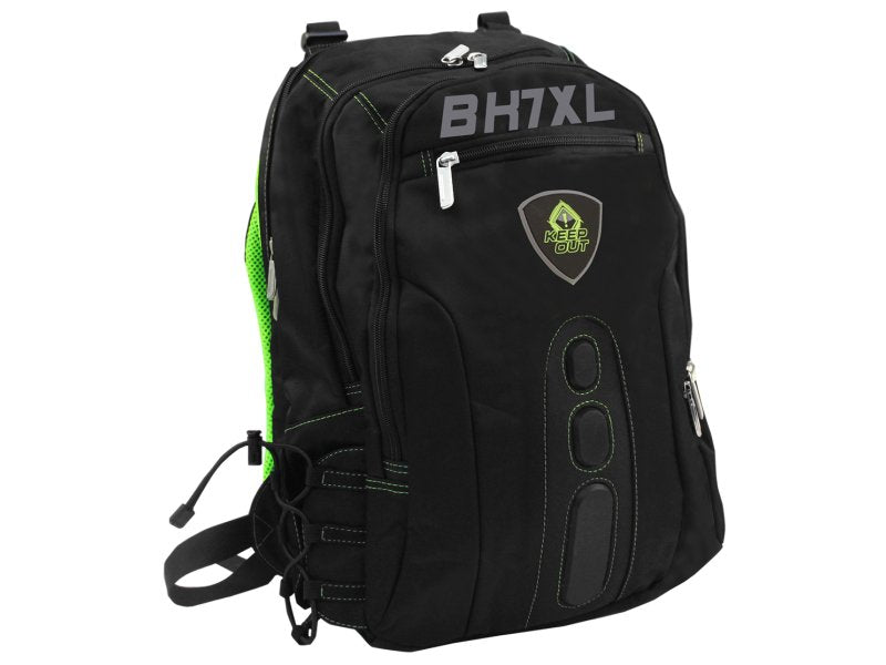 Keep Out Mochila Gaming Bk7 Xl Negro-Verde 17"