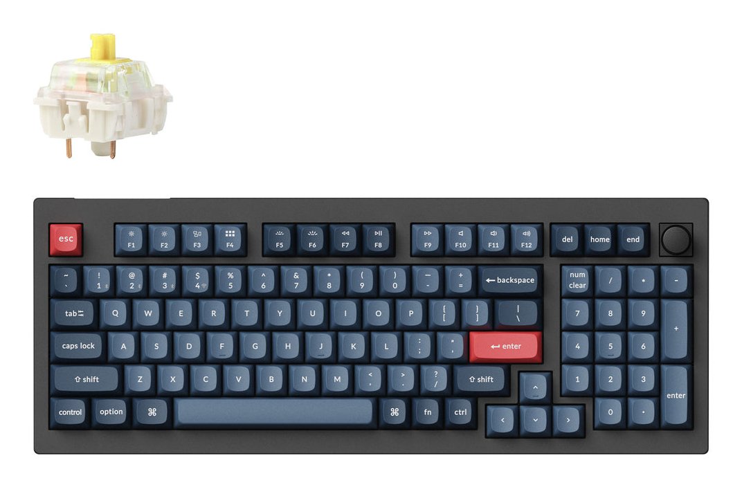 EAN 4895248878070 - Keychron V5 Max teclado Universal USB + RF Wireless + Bluetooth QWERTZ Alemán Negro, Gris imagen 1
