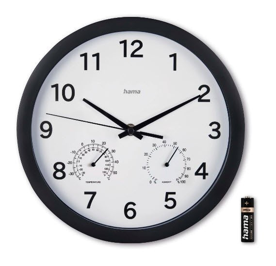 EAN 4047443517586 - Hama Malta Reloj de cuarzo Círculo Negro imagen 4