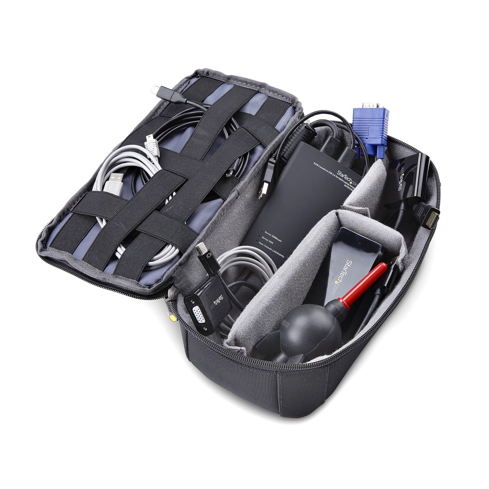 EAN 0065030922401 - StarTech.com NOTECONS02-VGA-MDP interruptor KVM Negro imagen 5