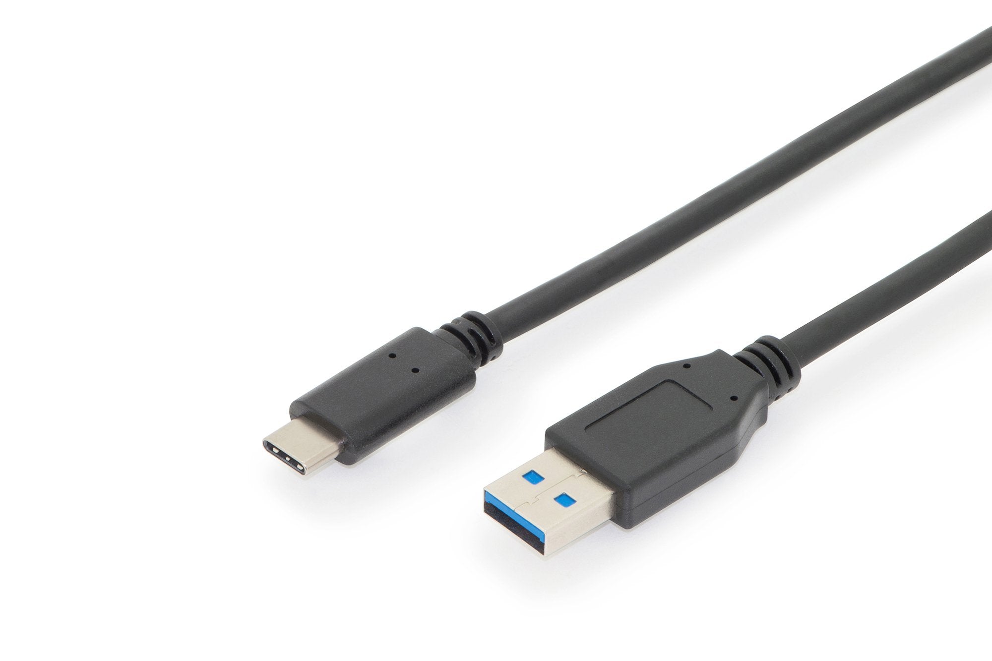 EAN 4016032438298 - Digitus AK-300146-010-S cable USB USB 2.0 1 m USB C USB A 10 Gbit/s Negro imagen 1