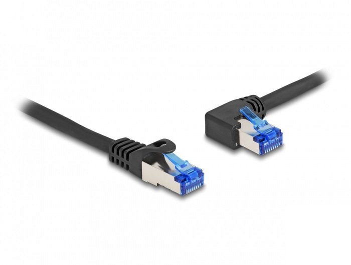 Delock Cable De Red Rj45 Cat.6a S/Ftp Gerade / Links Angular 3 M Negro