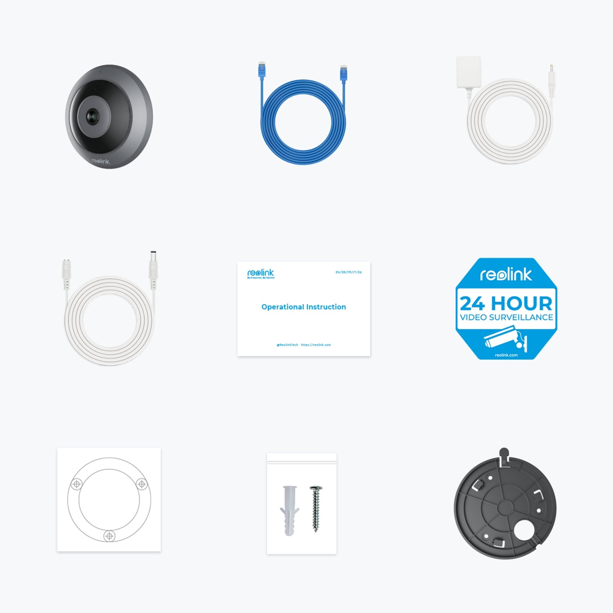 EAN 6975253983827 - Reolink Fisheye Series W520 Cámara de seguridad IP Interior 2560 x 2560 Pixeles Techo/pared imagen 3