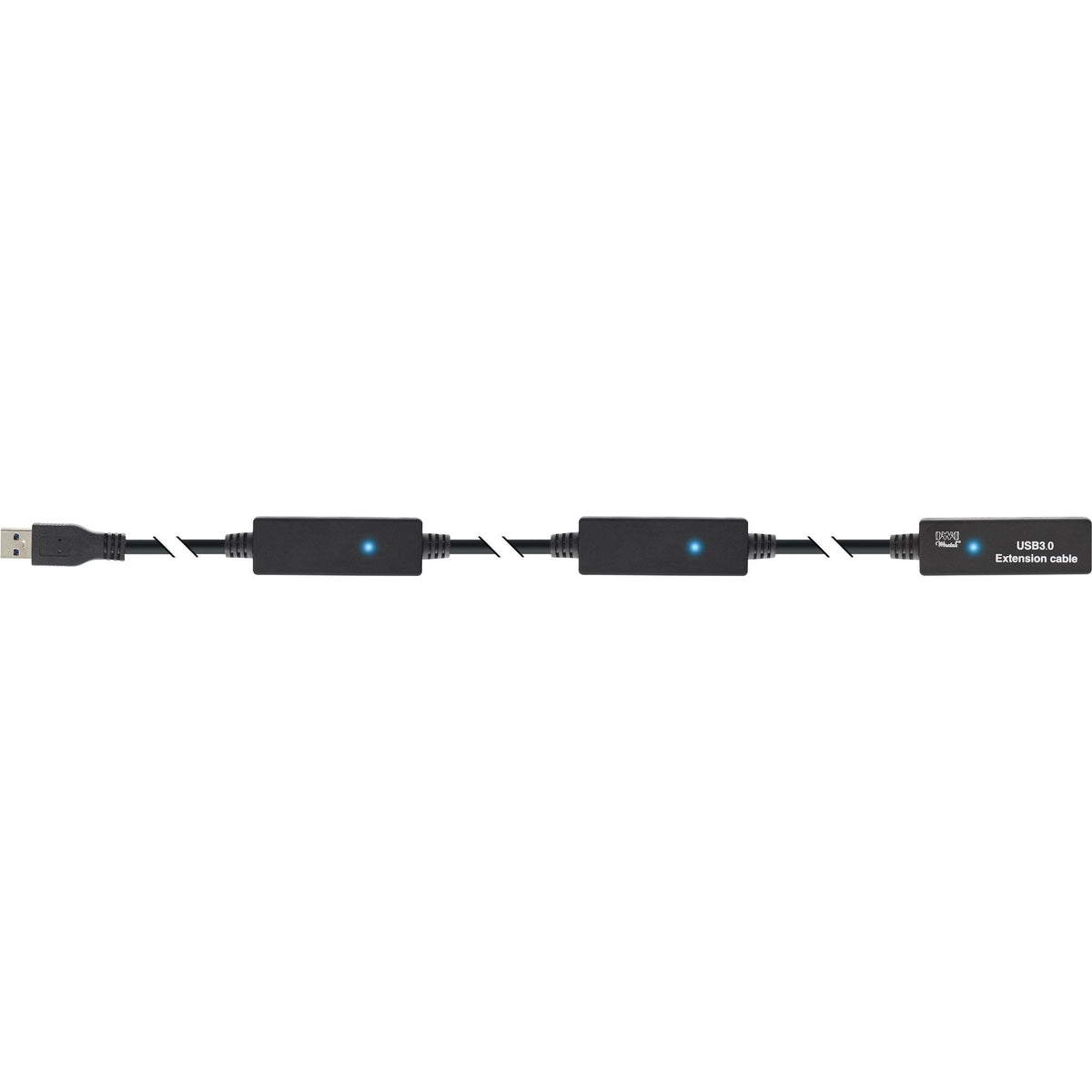 Cable Inline Usb 3.0 Cable Repetidor Activo Tipo A Macho A A Hembra Negro 15m