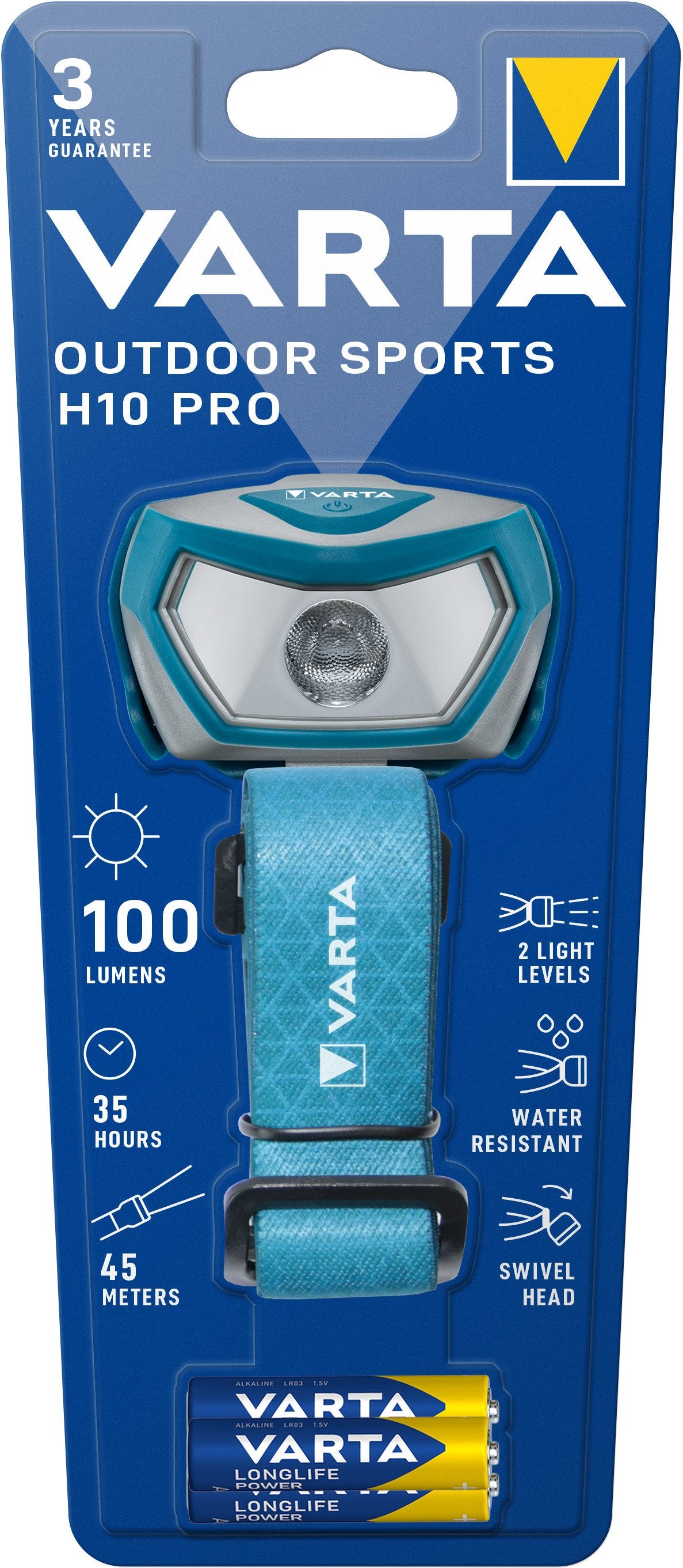 EAN 4008496021475 - Varta 16650 101 421 linterna Color aguamarina Linterna con cinta para cabeza LED imagen 3