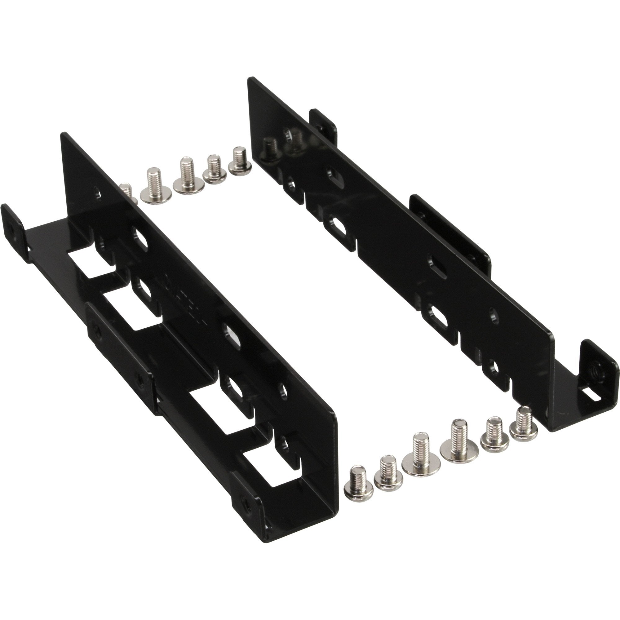 Inline Soporte Dos Hdd/Ssd De 2,5" A Hdd De 3,5" Con Tornillos, Negro
