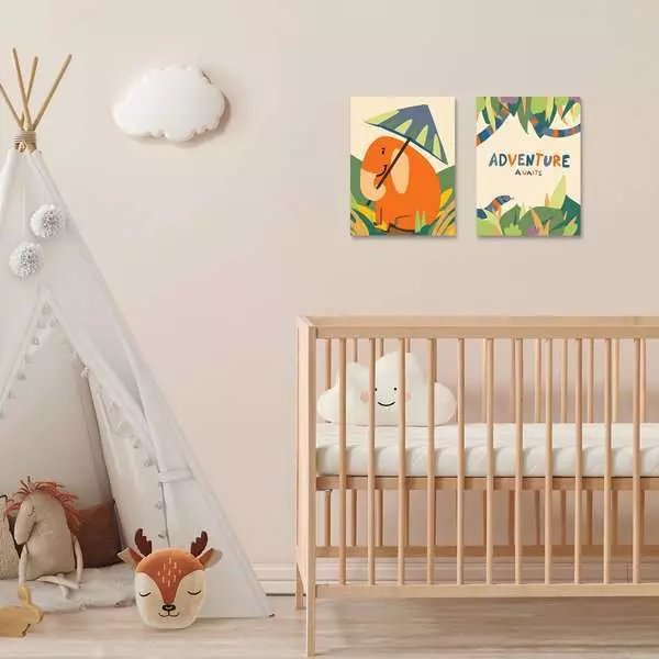 Ravensburger Creart - Set Hello Baby Safari, Cuadro 23905