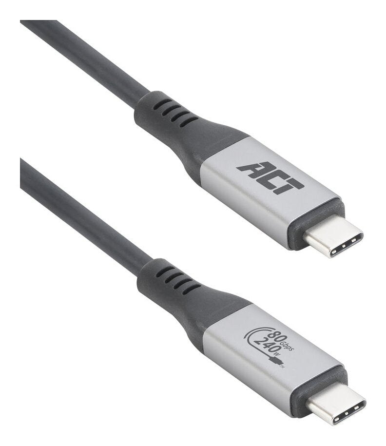 Cable Usb4 Act Connectivity 80 Gbps Thunderbolt 5 240 W Usb Type C Certificado Por Usb If 1 5 M.
