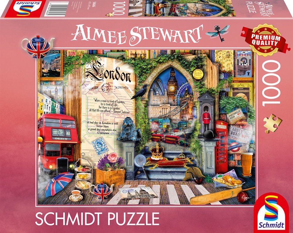 Schmidt Spiele Aimee Stewart: Erinnerungen An London (1000 Teile) 58606