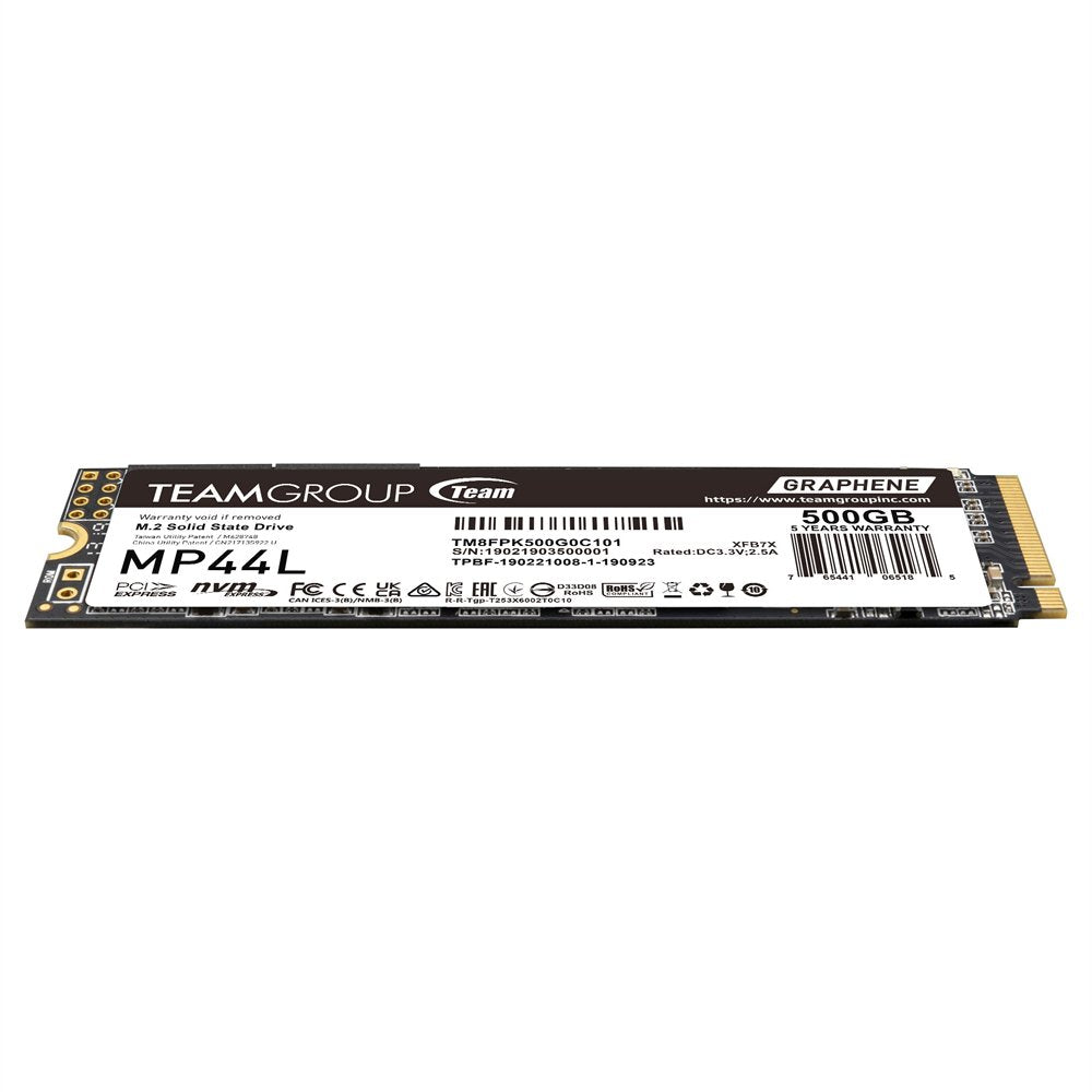 EAN 765441062054 - Team Group MP44L TM8FPK500G0C101 unidad de estado sólido 500 GB M.2 PCI Express 4.0 NVMe SLC imagen 4