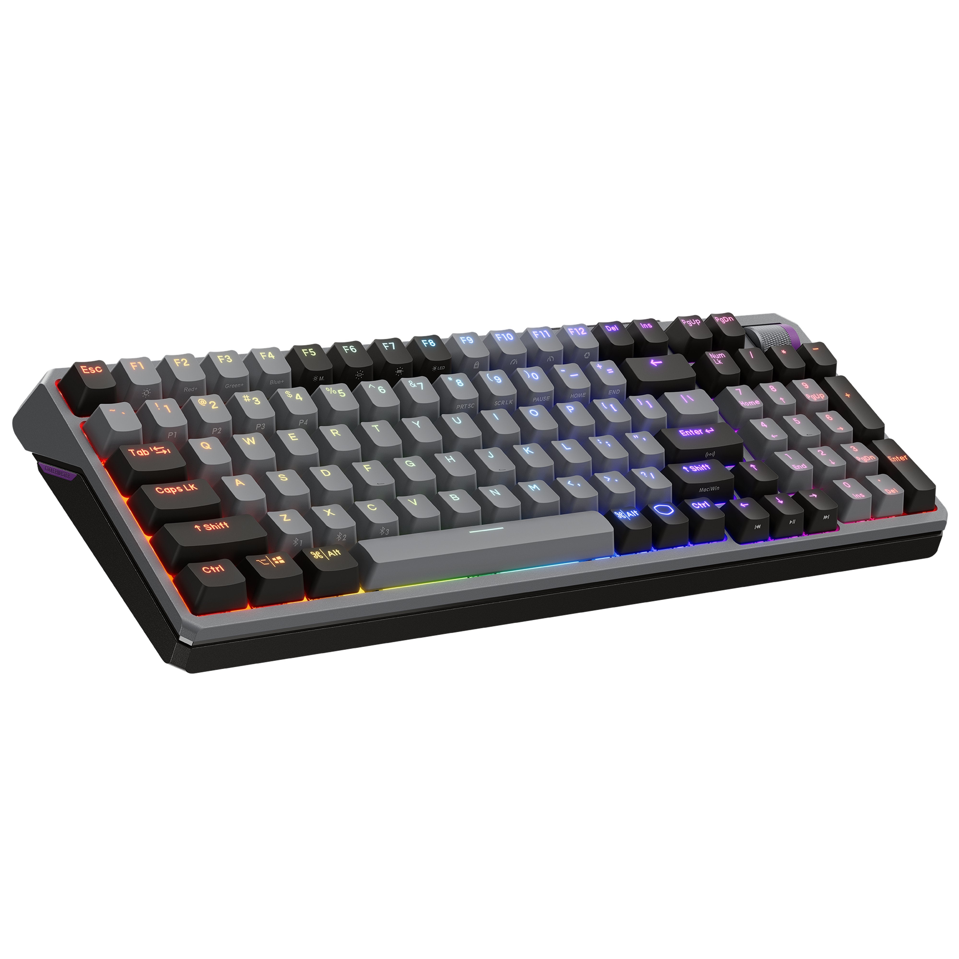 EAN 4719512138861 - Cooler Master Peripherals MK770 teclado Universal USB + RF Wireless + Bluetooth QWERTY Checa Gris Oscuro, imagen 1