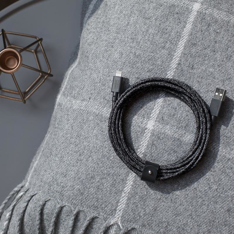 Native Union Belt Cable Usb-A To Lightning 3m Black