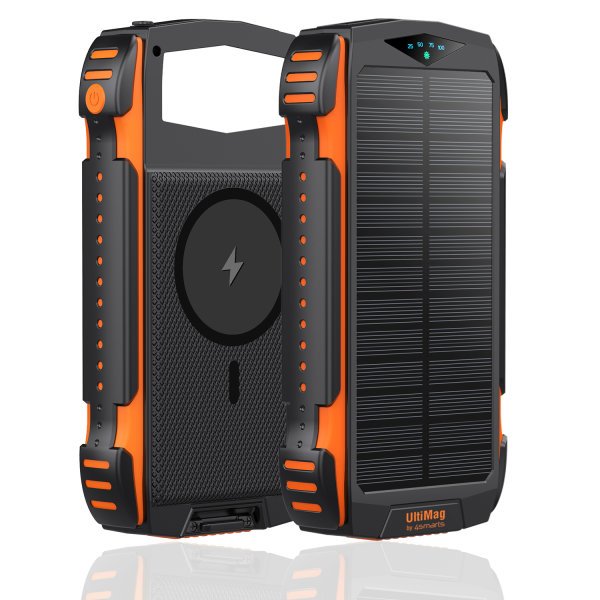 Powerbank 4smarts Solar Rugged Titanpack Ultimag 20.000mah Negro