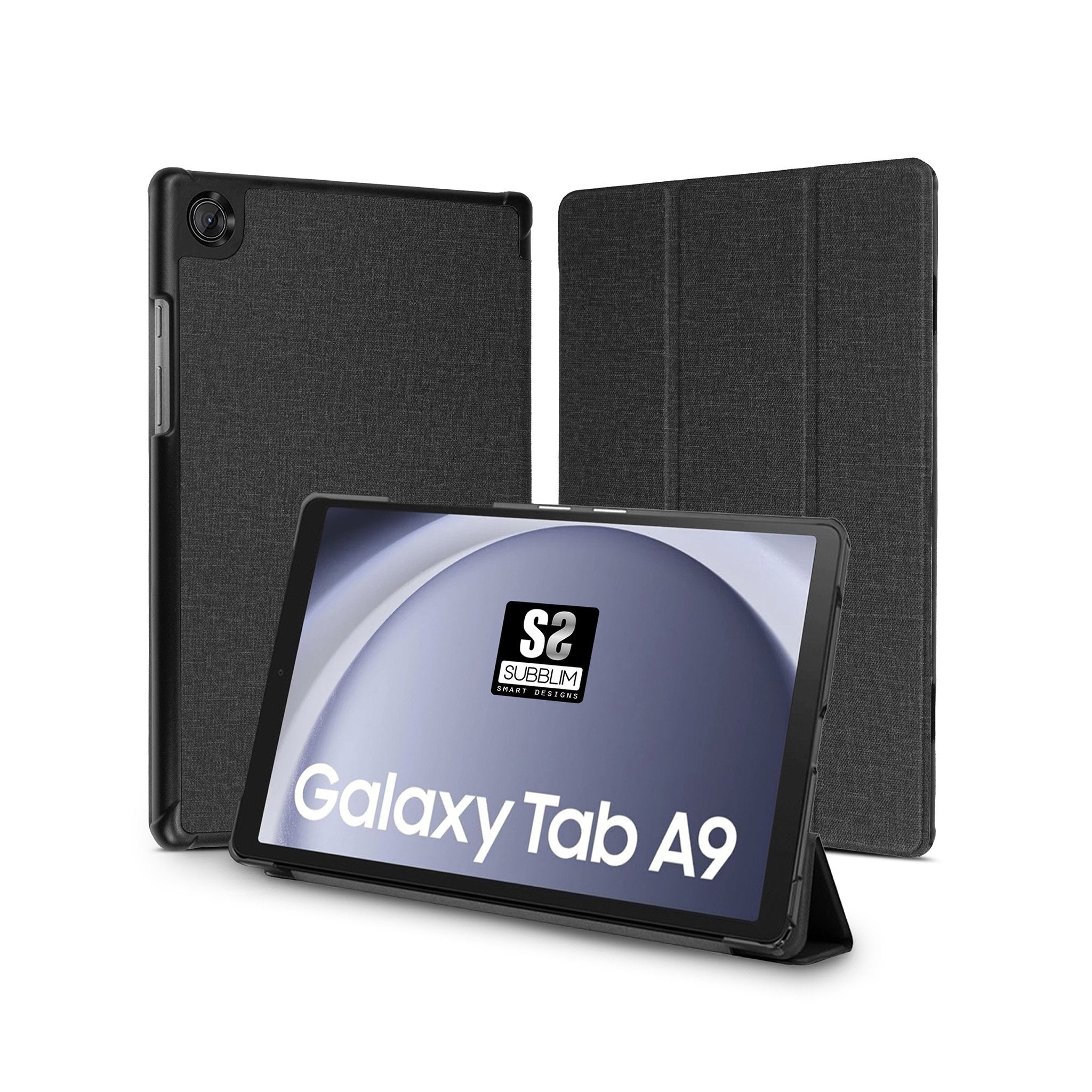 EAN 8436586742935 - SUBBLIM FUNDA TABLET SHOCK CASE SAMSUNG TAB A9 8.7'' NEGRO Folio imagen 1