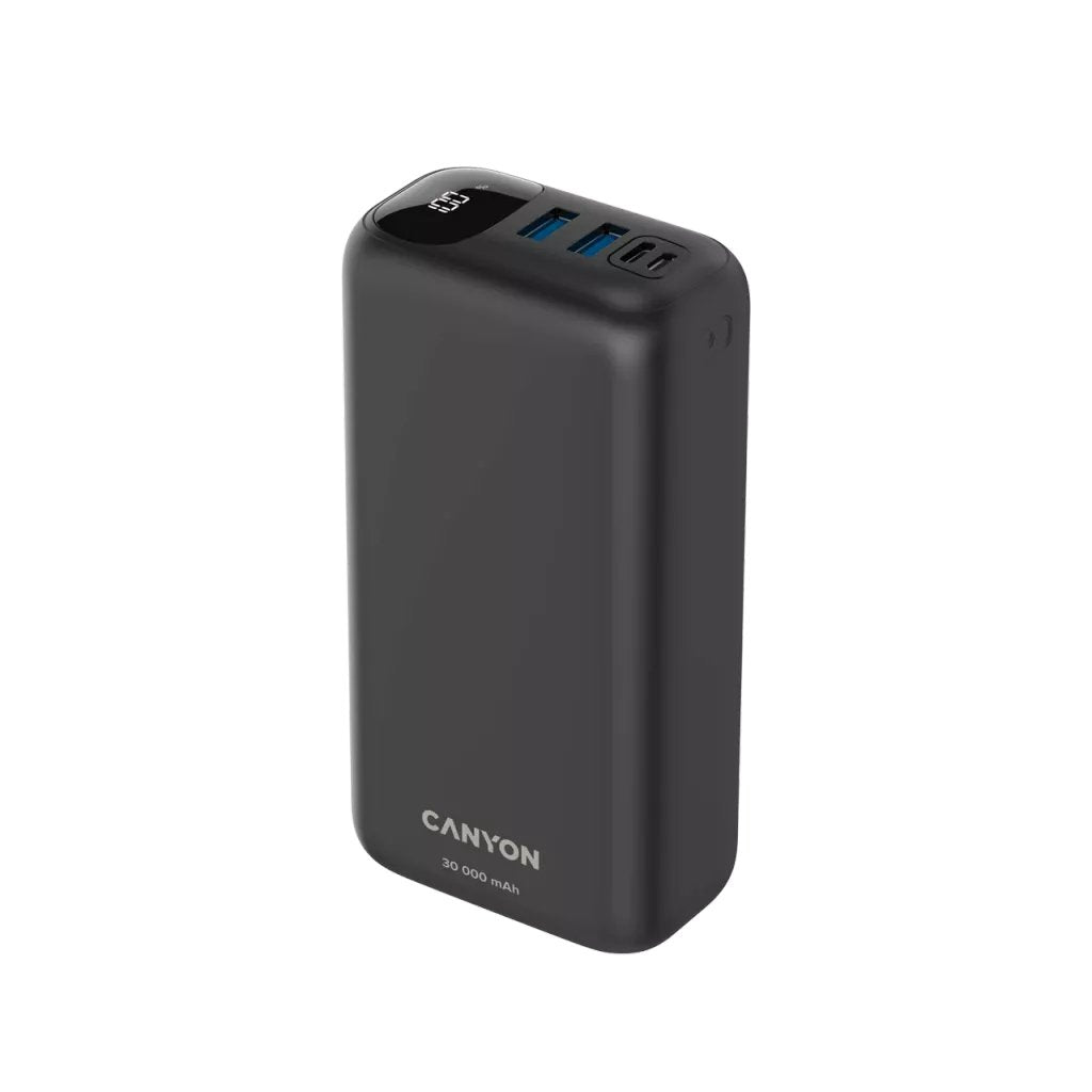 Canyon Powerbank Pb-301 30000 Mah Pd Qc Display Negro Retail