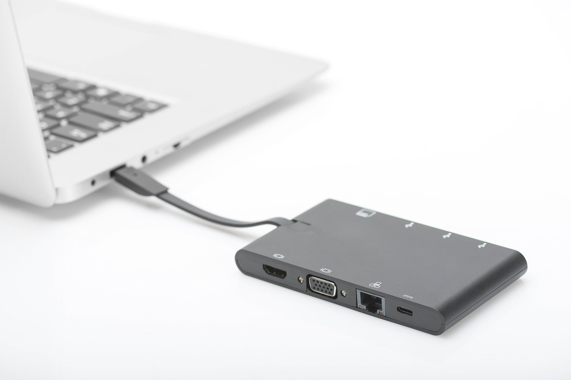 Digitus Dock Station 9 Puertos - Hdmi Vga, Rj45, 2x Usb 3.0, 2x Usb Type-C