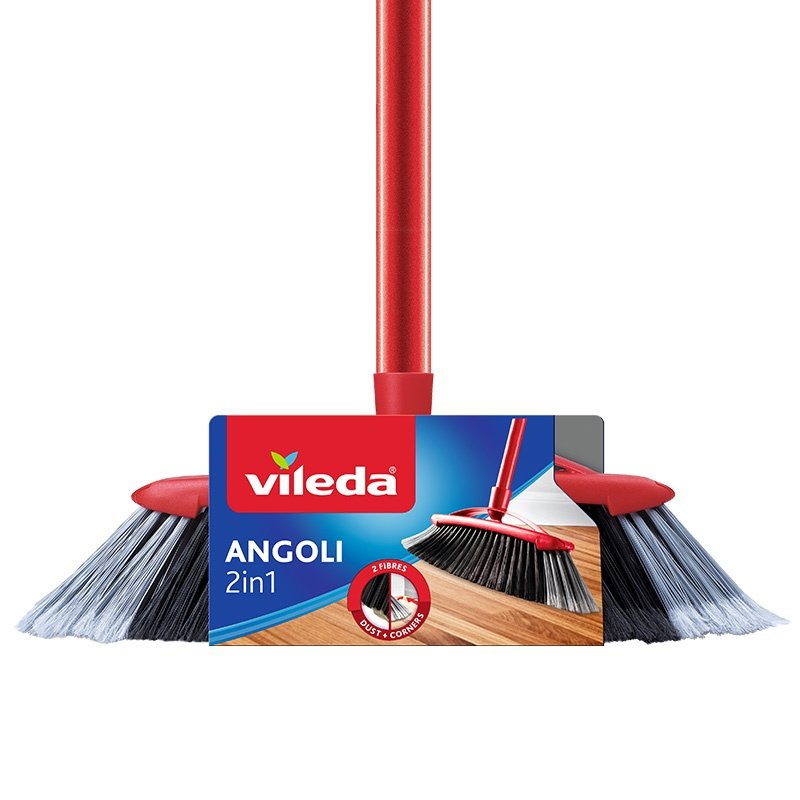 Vileda 2751 Cepillo De Limpieza Rojo De Plástico