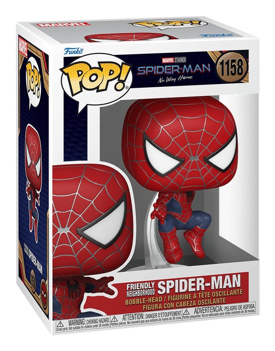 Funko Pop Marvel Spiderman No Way Home Spider Man Friendly Neighborhood 67607
