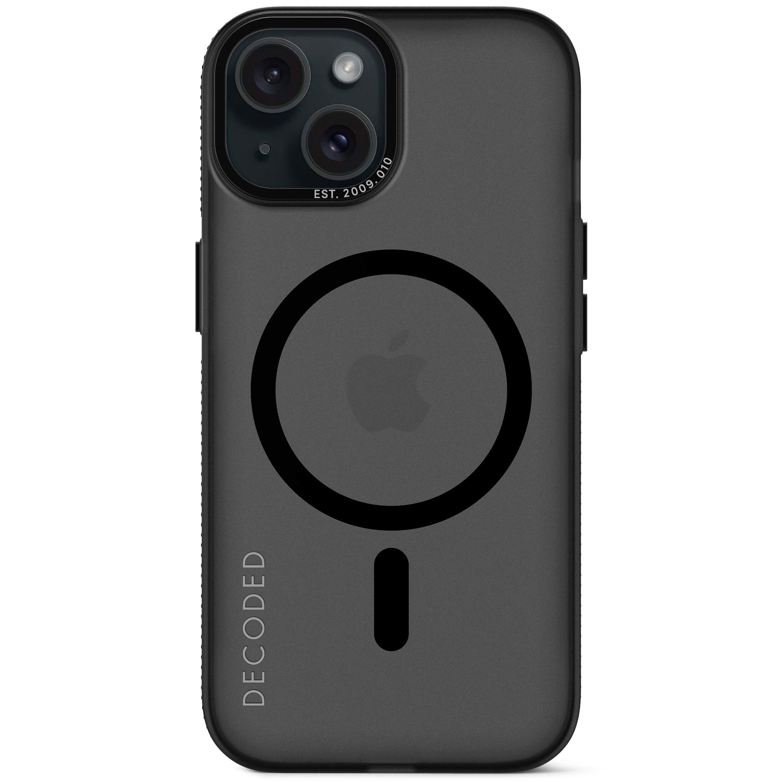 EAN 8720593010683 - Decoded D24IPO15BCT2FK funda para teléfono móvil 15,5 cm (6.1") Negro, Transparente imagen 1