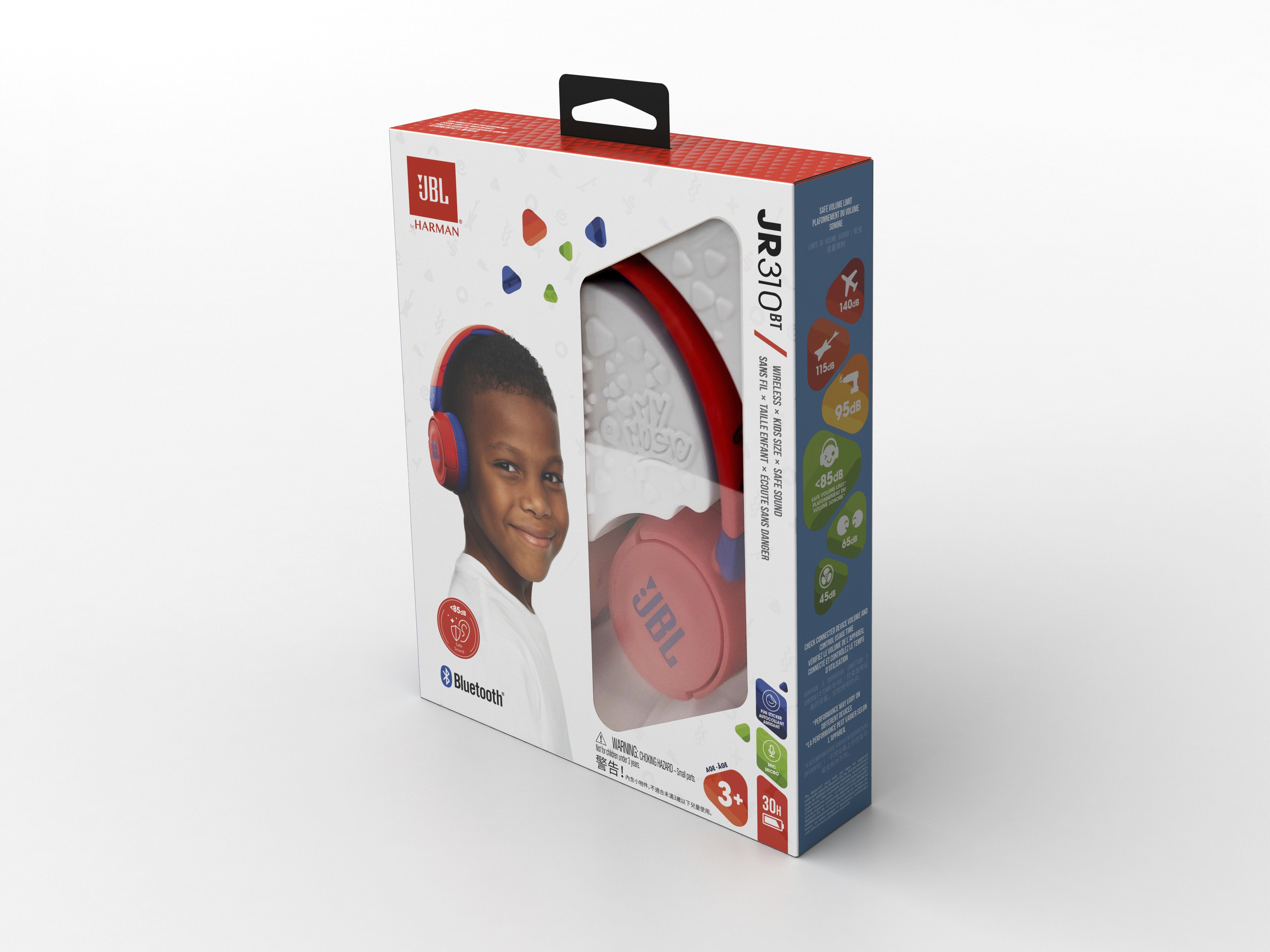 EAN 6925281976858 - JBL JR310 BT Auriculares Inalámbrico Diadema Música USB Tipo C Bluetooth Rojo imagen 7