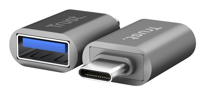 Adaptador Usb-C 3.2 Macho A Usb 3.2 Tipo A Hembra 10gb/S Pack 2 Uds Negro