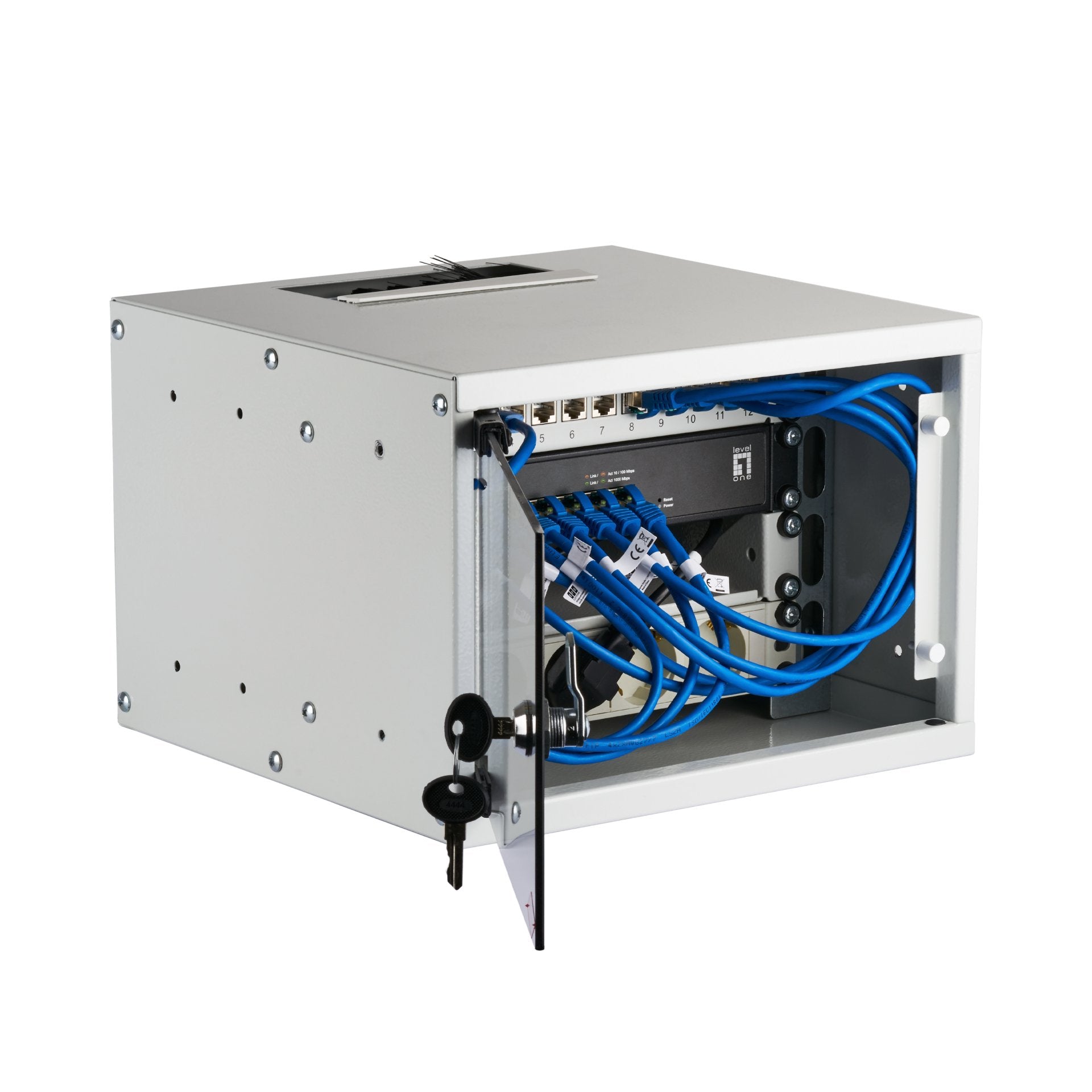 EAN 4049759322328 - EFB Elektronik WGB-1004GR.30-SET1 armario rack 4U Bastidor de pared Gris imagen 2