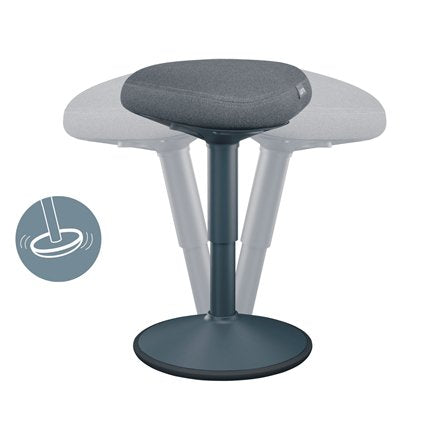 EAN 4002432138418 - Leitz 65440089 taburete tipo silla de montar Asiento acolchado Gris Plástico 1 pieza(s) imagen 8
