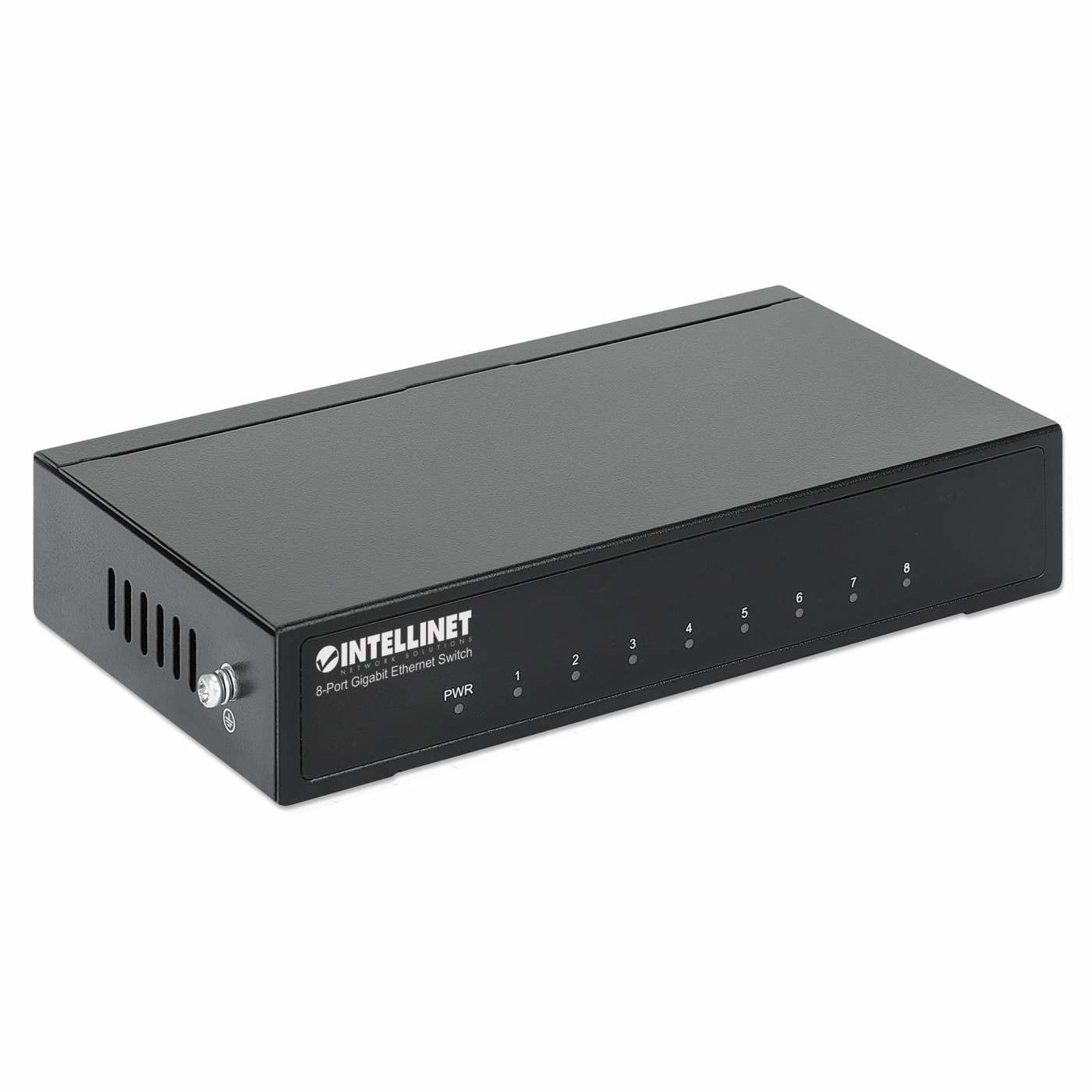 EAN 0766623530347 - Intellinet 530347 switch Gigabit Ethernet (10/100/1000) Negro imagen 2