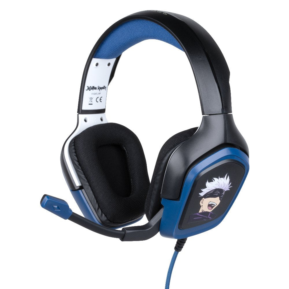 Headset Konix Jujutsu Kaisen 40mm Neodimio Micro Flexible Multiplataforma Kx-Juju-Gh-Univ