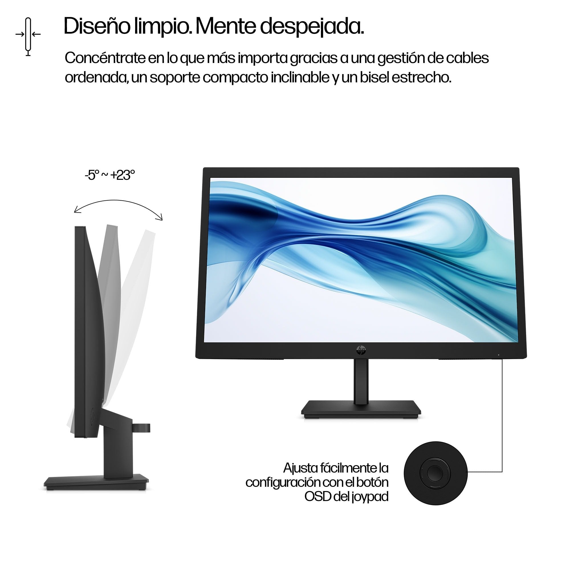 EAN 0198122208715 - HP Series 3 Pro 21.45 inch FHD Monitor - 322pv pantalla para PC 54,5 cm (21.4") 1920 x 1080 Pixeles Full imagen 14