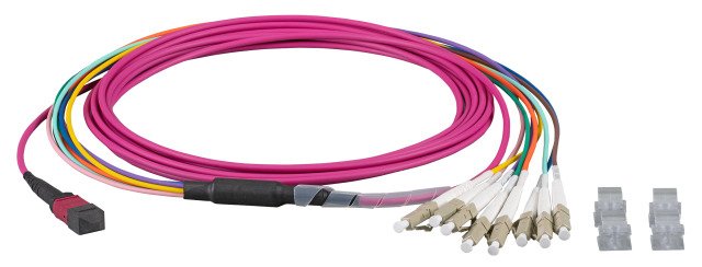 Efb Mtp(F)-Lc Cable Troncal Om4 8 Fasern Tipo B Lszh Erika-Violeta 5m