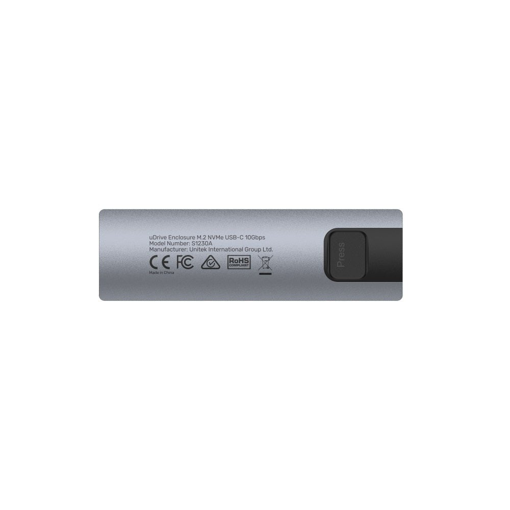 EAN 4894160048493 - UNITEK uDrive Caja externa para unidad de estado sólido (SSD) Gris M.2 imagen 5