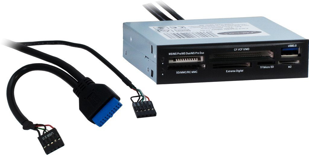 EAN 4260133125568 - Inter-Tech CI-01 lector de tarjeta USB 3.2 Gen 1 (3.1 Gen 1) Interno Negro imagen 3