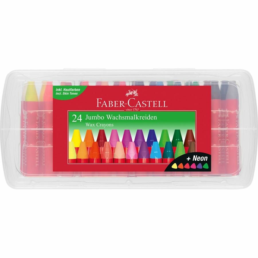 Faber-Camell Wachsmalkreiden Jumbo 24er Box