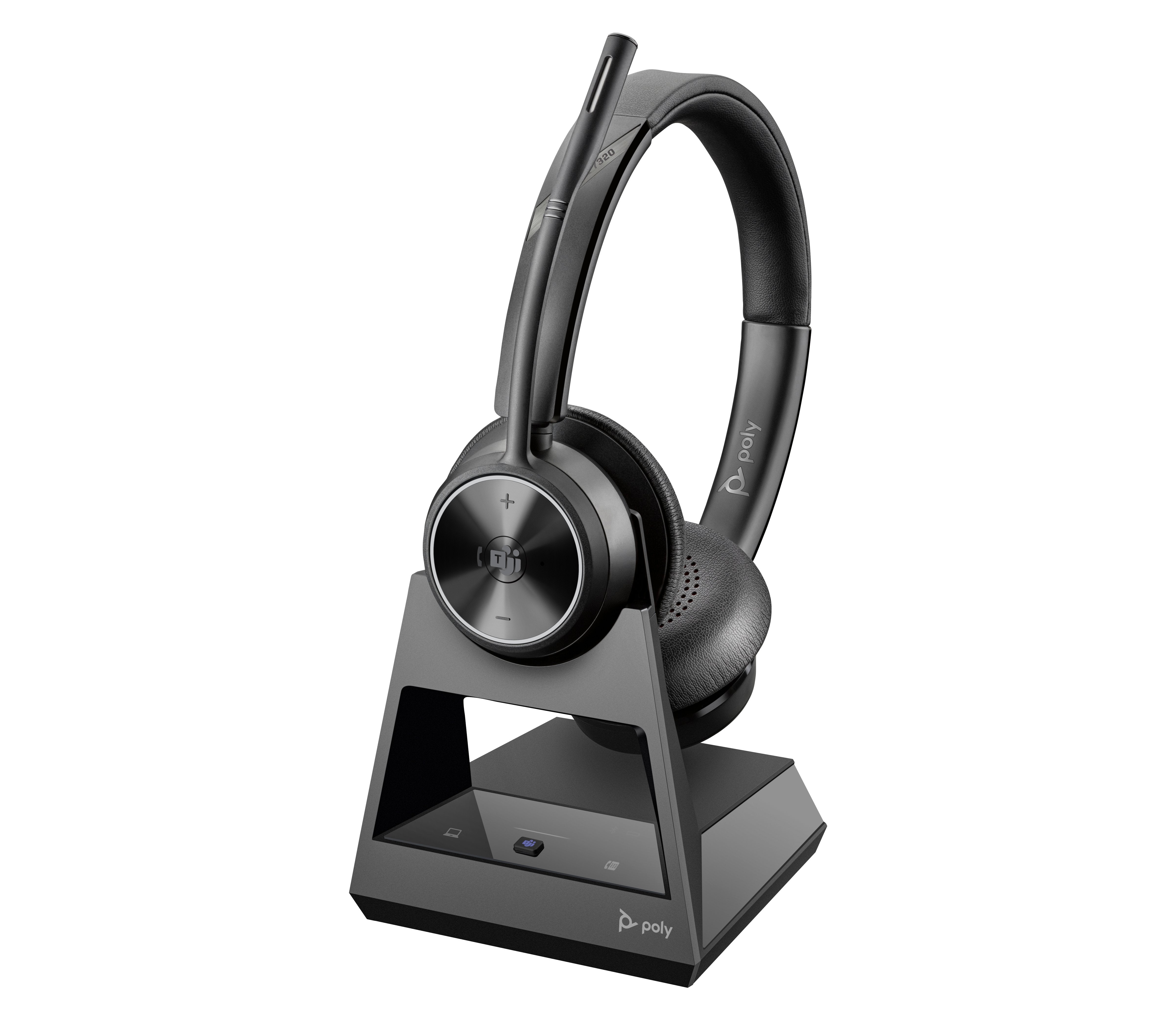 EAN 0197497837803 - HP Poly Savi 7320 UC Stereo Microsoft Teams Certified DECT 1880-1900 MHz Headset Inalámbrico Diadema Ofic imagen 2