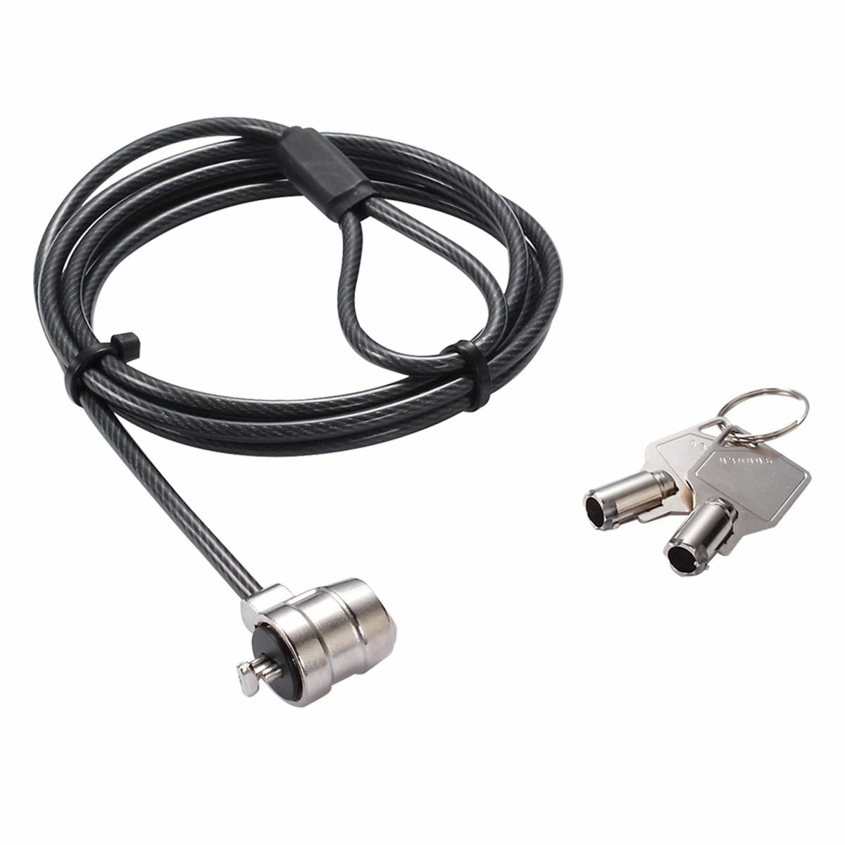 Dicota D30971 Cable Antirrobo Negro, Plata 2 M