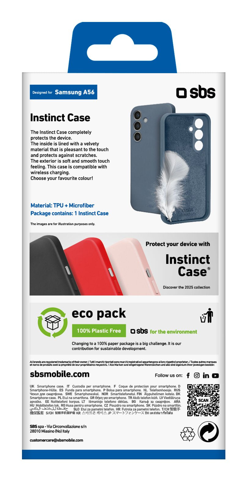 Sbs Inminct Funda Para Samsung Galaxy A56 Blue