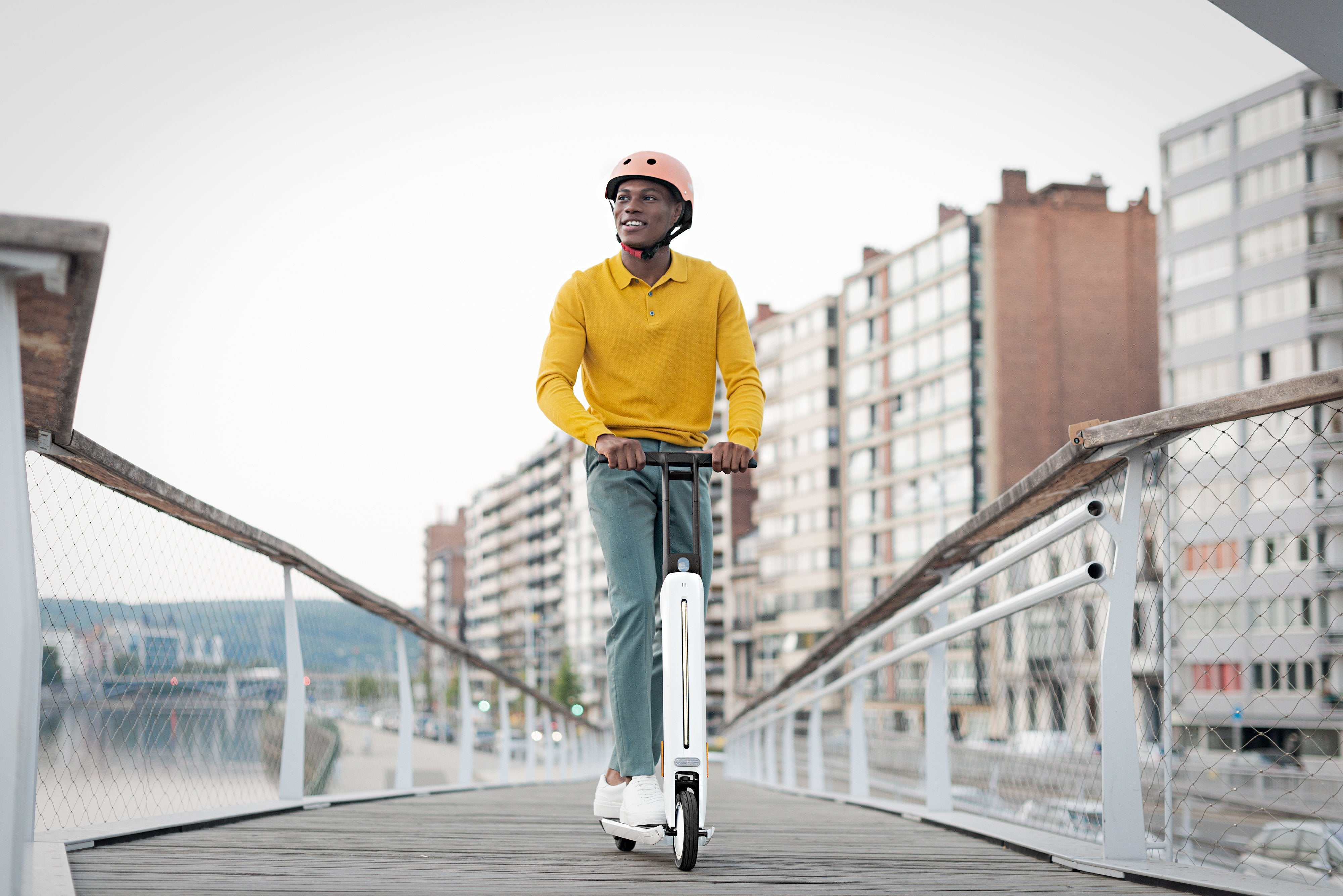 Ninebot Kickscooter Air T15e Scooter Eléctrica 20 Km/H Blanco