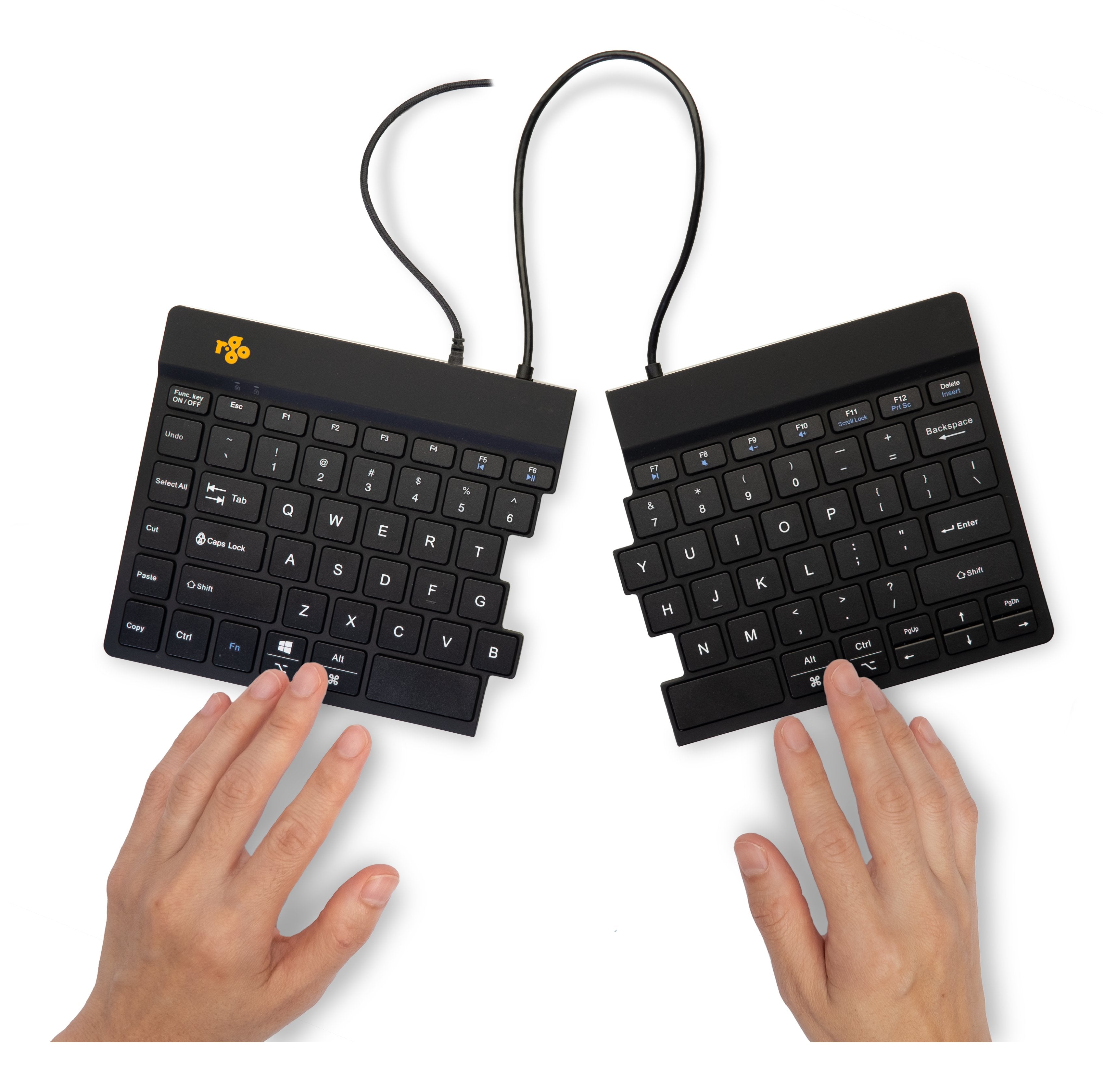 EAN 8719274490753 - R-Go Tools RGOSP-USWIBL teclado Oficina USB Inglés de EE. UU. imagen 6