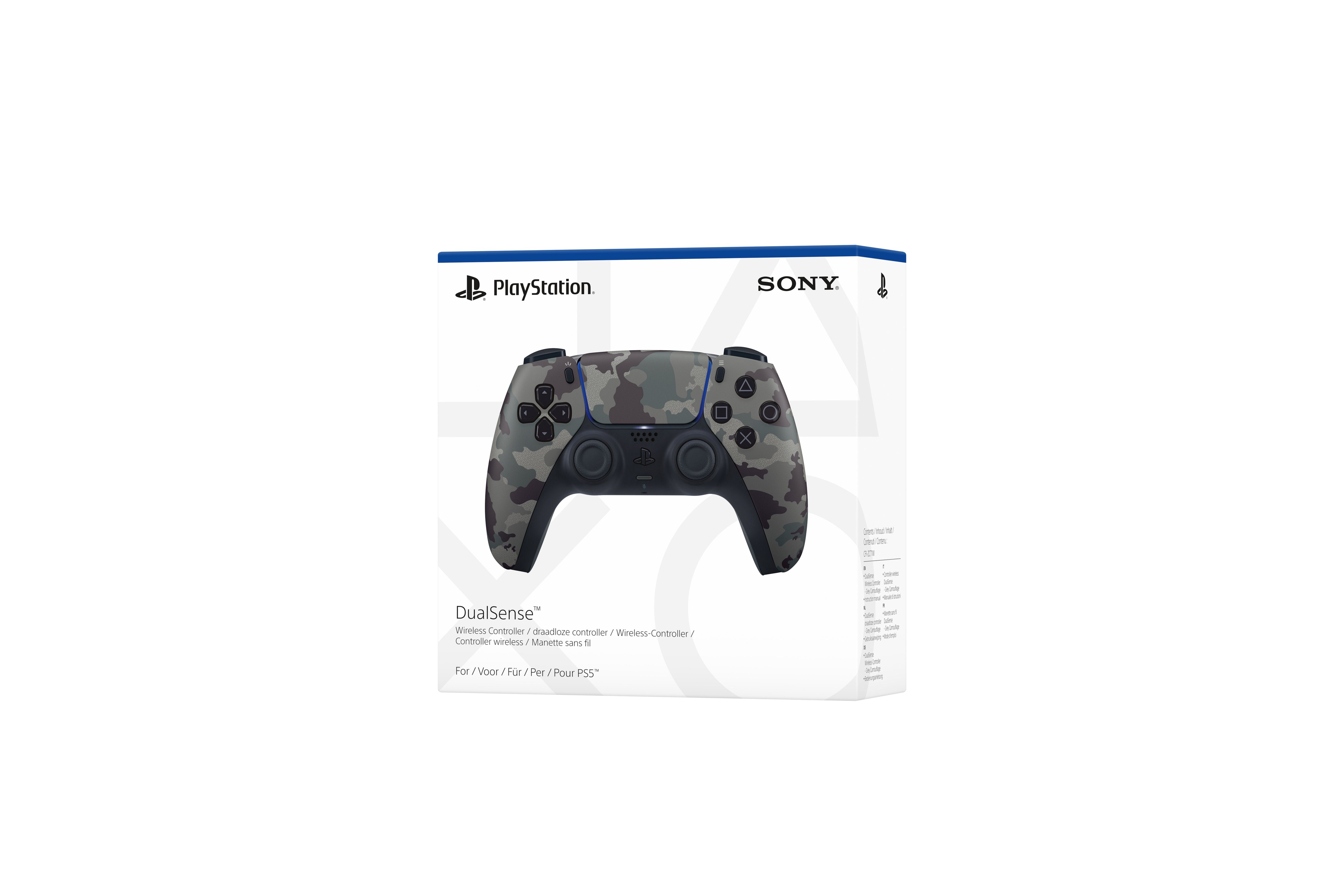 Sony Dualsense Camuflaje, Gris Bluetooth Gamepad Analógico/Digital Playstation 5