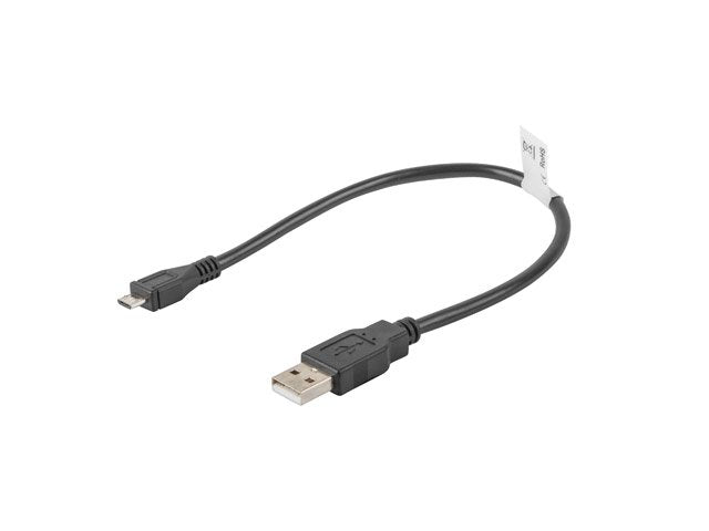 EAN 5901969413625 - Lanberg CA-USBM-10CC-0003-BK cable USB USB 2.0 0,3 m Micro-USB B USB A Negro imagen 2