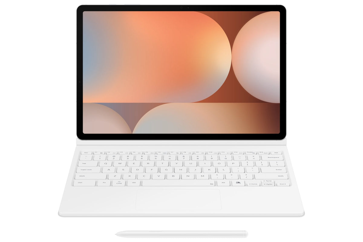 Samsung Book Cover Keyboard Do Galaxy Tab S10+ S9+ S9 Fe+ Biale