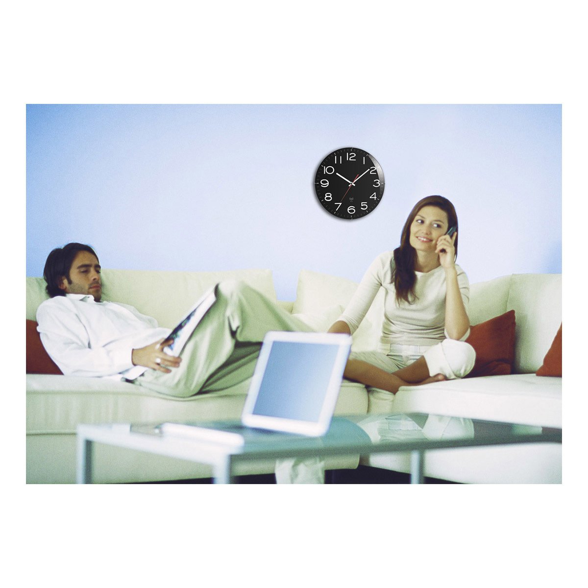 EAN 4009816023261 - TFA-Dostmann 60.3509 reloj de mesa o pared Alrededor Negro imagen 3