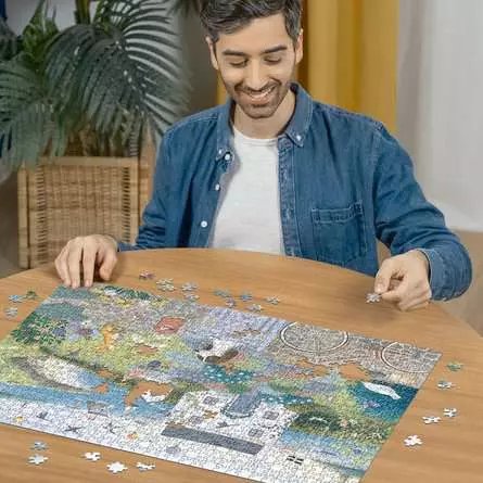 EAN 4005555011040 - Ravensburger 12001104 puzzle Puzzle rompecabezas 1000 pieza(s) Paisaje imagen 4