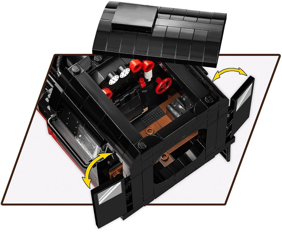 Locomotora De Vapor Cobi Dr Br Clase 52, Juguete De Construcción Escala 1:35