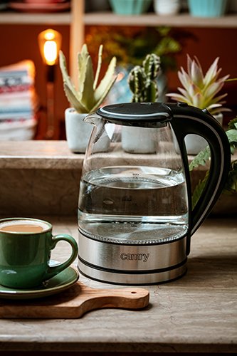 EAN 5902934835770 - Camry Premium CR 1290 tetera eléctrica 1,7 L 2000 W Negro, Transparente imagen 11