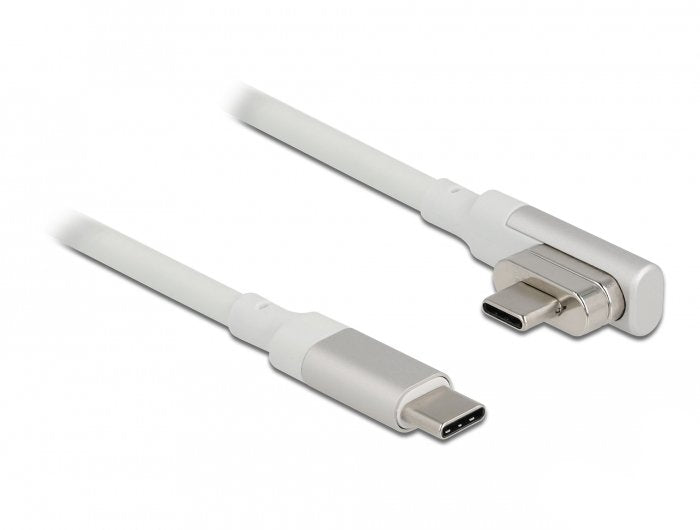 Delock Cable Magnético Thunderbolt 3 Usb-C 4k 60 Hz Macho A Macho Acodado 1,20 M.