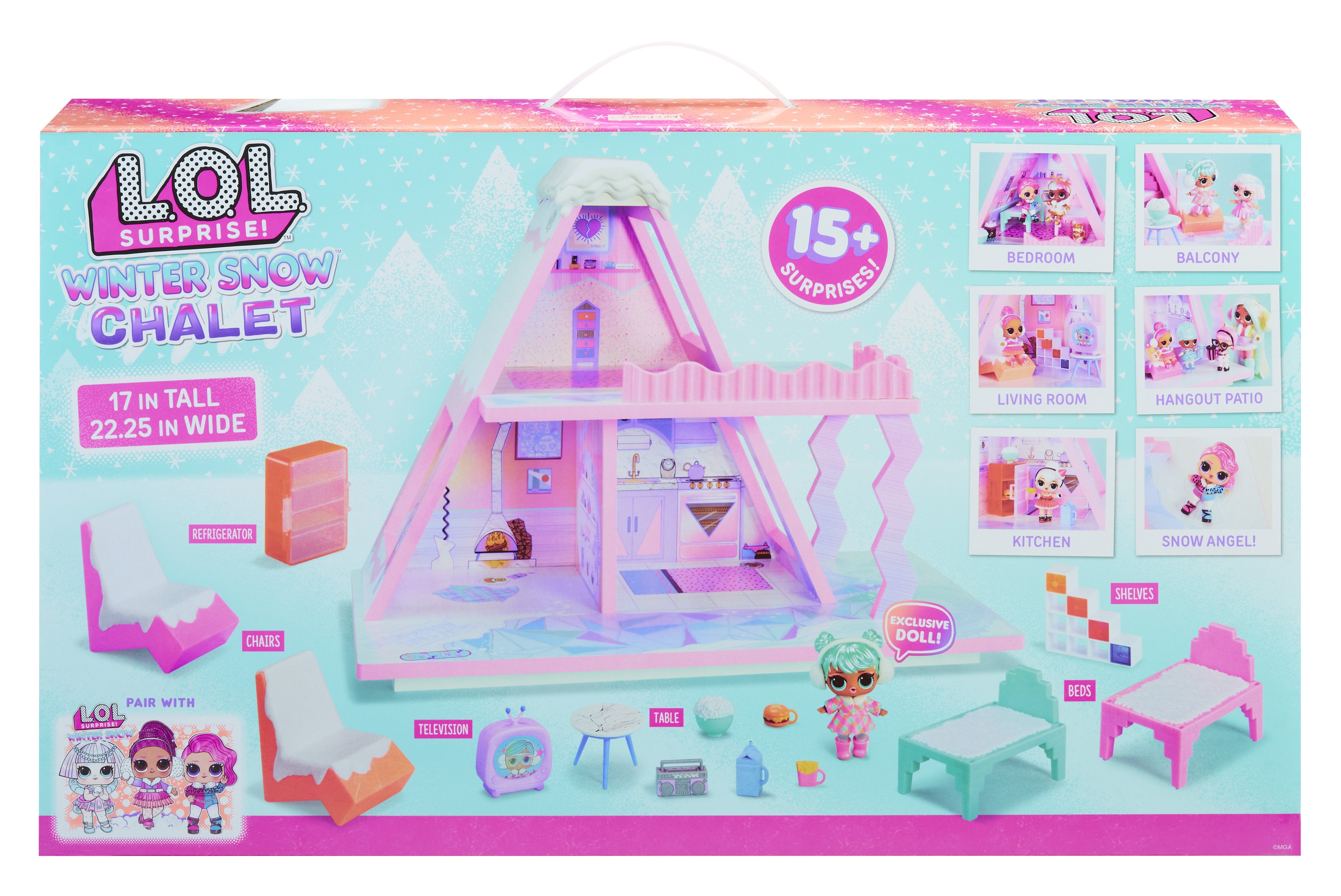 EAN 0035051427735 - L.O.L. Surprise! Winter Snow Chalet imagen 12