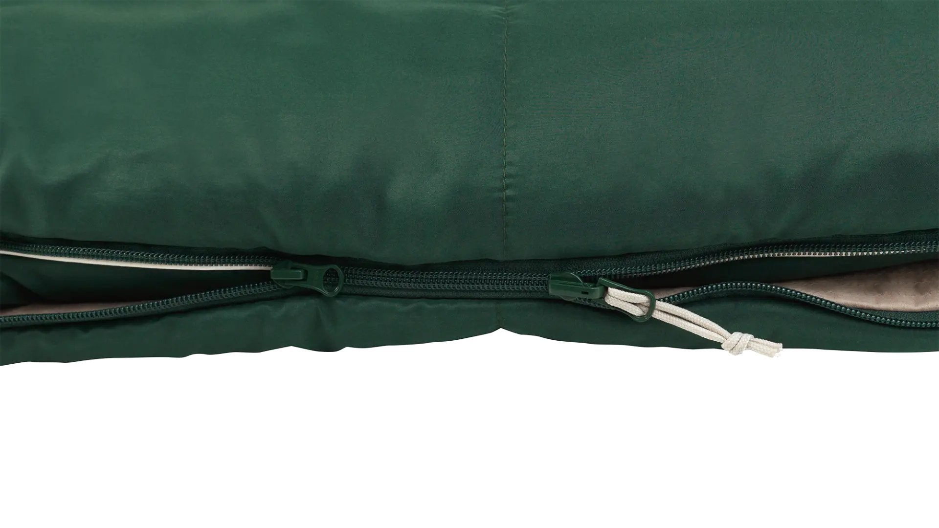 Outwell Contour Prime Sleeping Bag, Left Zipper, Green