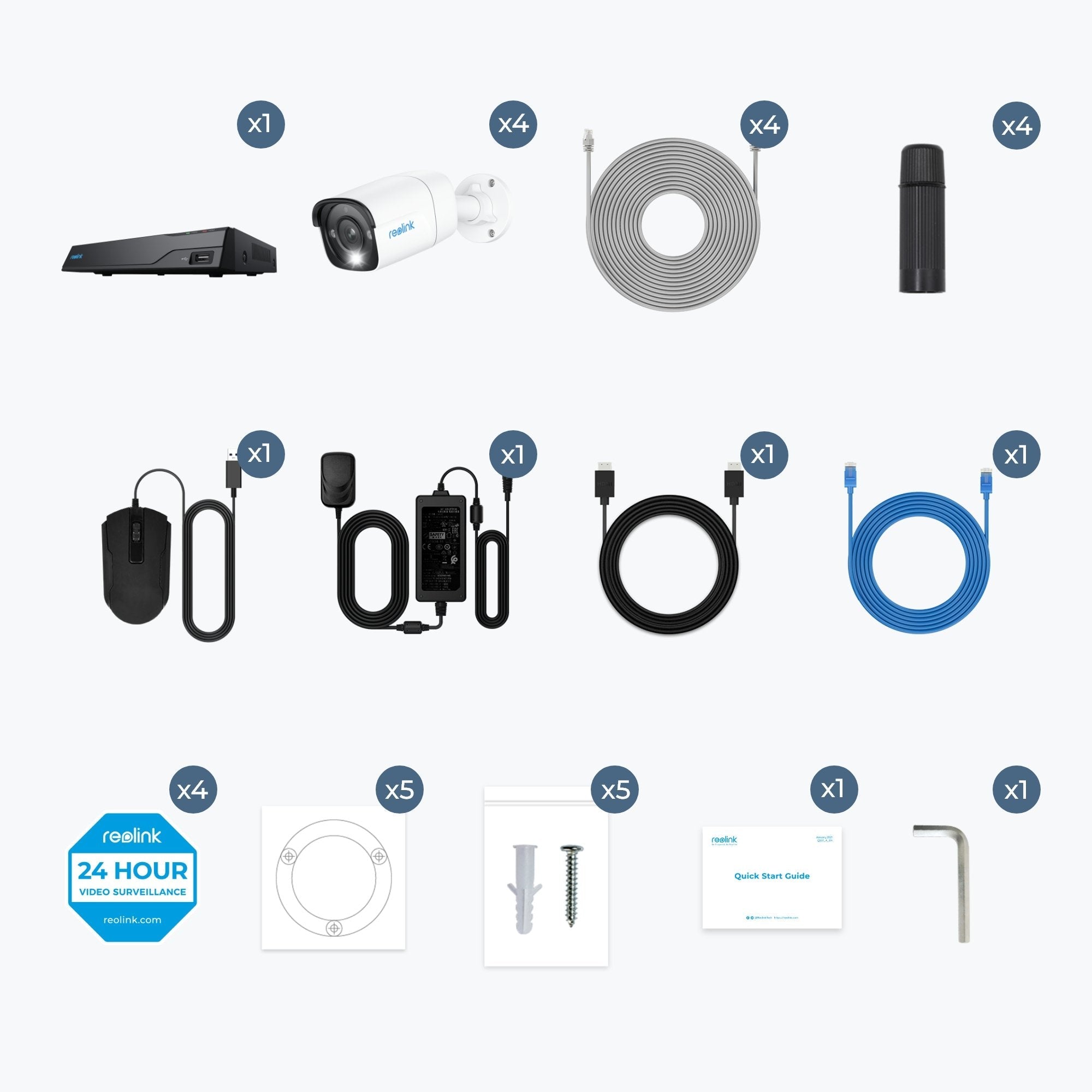 Reolink Nvs8-8mb4 Poe System